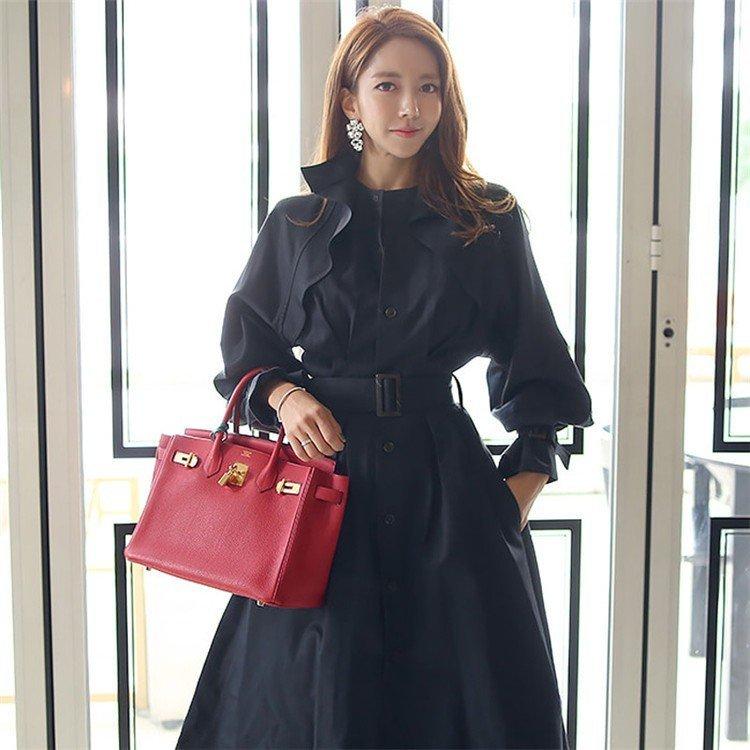 最終値下 レディース ステンカラートレンチコート スプリングコート ベルト付き トレンチコート ダブル ロング丈 高品質 秋着 コート 通勤 アウター ロング丈レディース 最先端 Holainfornet Com