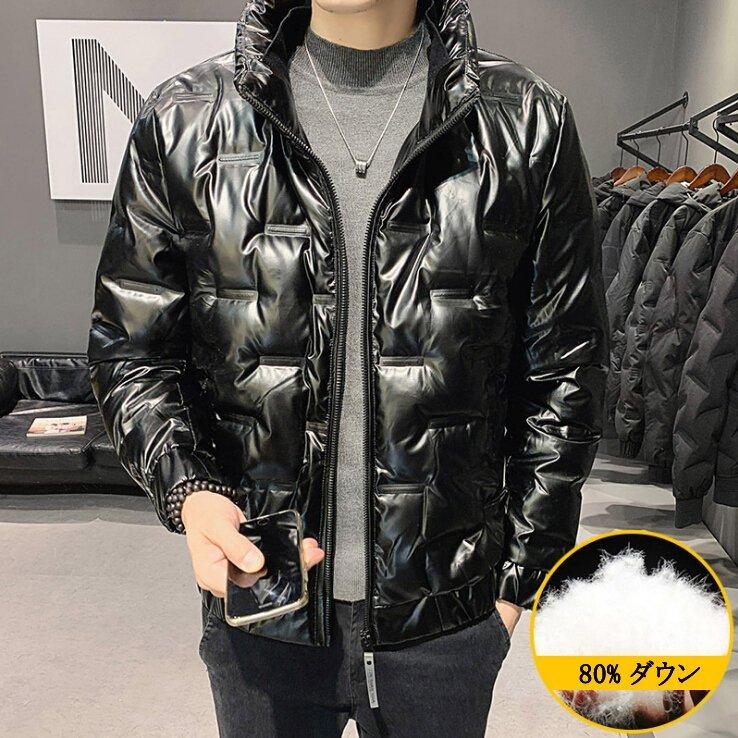 21春夏 ダウンジャケット メンズ ダウンコート 30代40代 上品 ジャケット おしゃれ 秋冬 3色 男性 立襟 代50代 アウター ランキング1位獲得 Nahla Ly