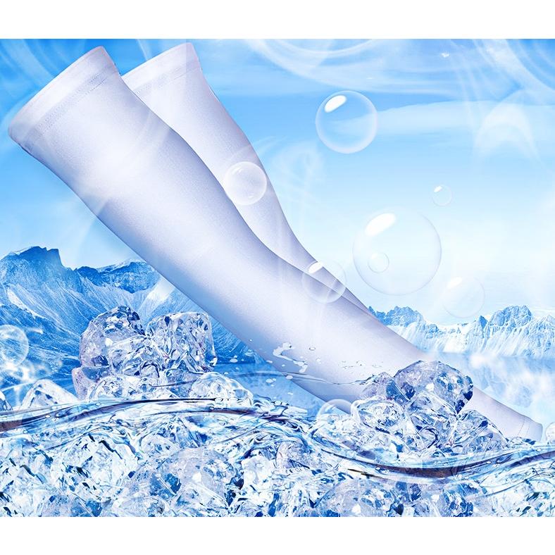 アームカバー 冷感 UVカット 夏用 紫外線対策 日焼け防止 ひんやり ロング ゴルフ スポーツ ランニング 腕カバー 滑り止め付き【左右セット】 男女兼用 |  | 21