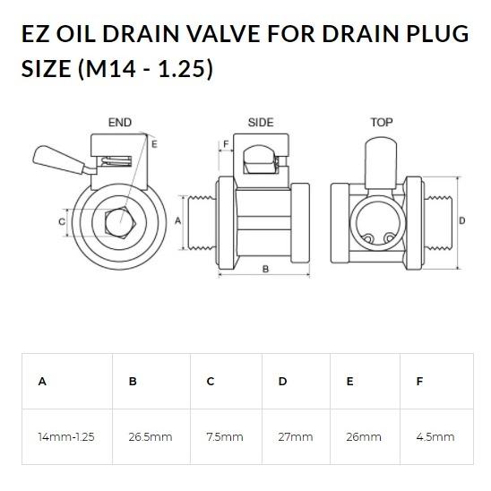 オイルチェンジャー スズキ バイク  EZ-111 14mm-1.25  自分でオイル交換　工具は不要！ドレンボルトの代わりに付けるだけ！｜ez-valve｜10