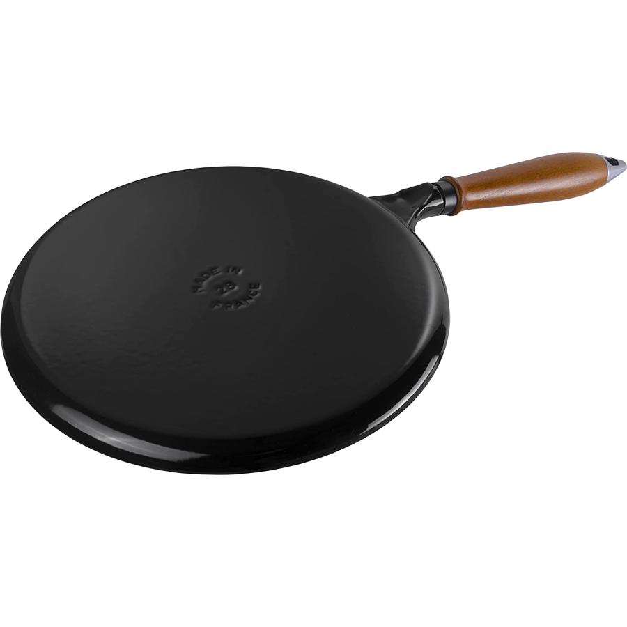 Staub IH ガス用 クレープパン 28cm 底径26.5cm トンボ付 鉄製 Staub IH ガス用 クレープパン 28cm 底径26.5cm トンボ付 鉄製