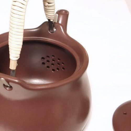 常滑焼 耐熱 健康 快健 土瓶 漢方 薬草 薬用 煎じ 8号 1200cc ガス火