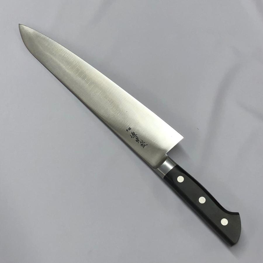 源 光金作 日本鋼 ハガネ 全鋼 牛刀 業務用包丁 300mm 30cm 錆び 源 光金作 日本鋼 ハガネ 全鋼 牛刀 業務用包丁 300mm 30cm 錆び