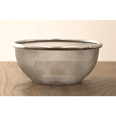 京都活具 日本製 ステンレス ボウル ザル 二点 セット 21cm 深型 深い