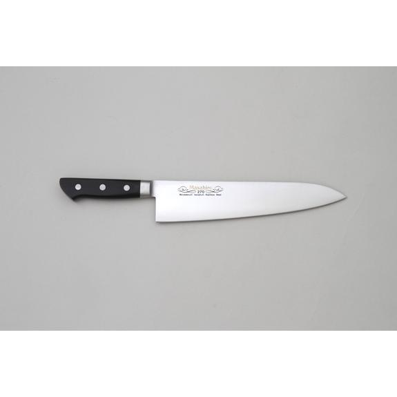 正広 牛刀 包丁 27cm 270mm 口金付 本通し さびにくい 研げる
