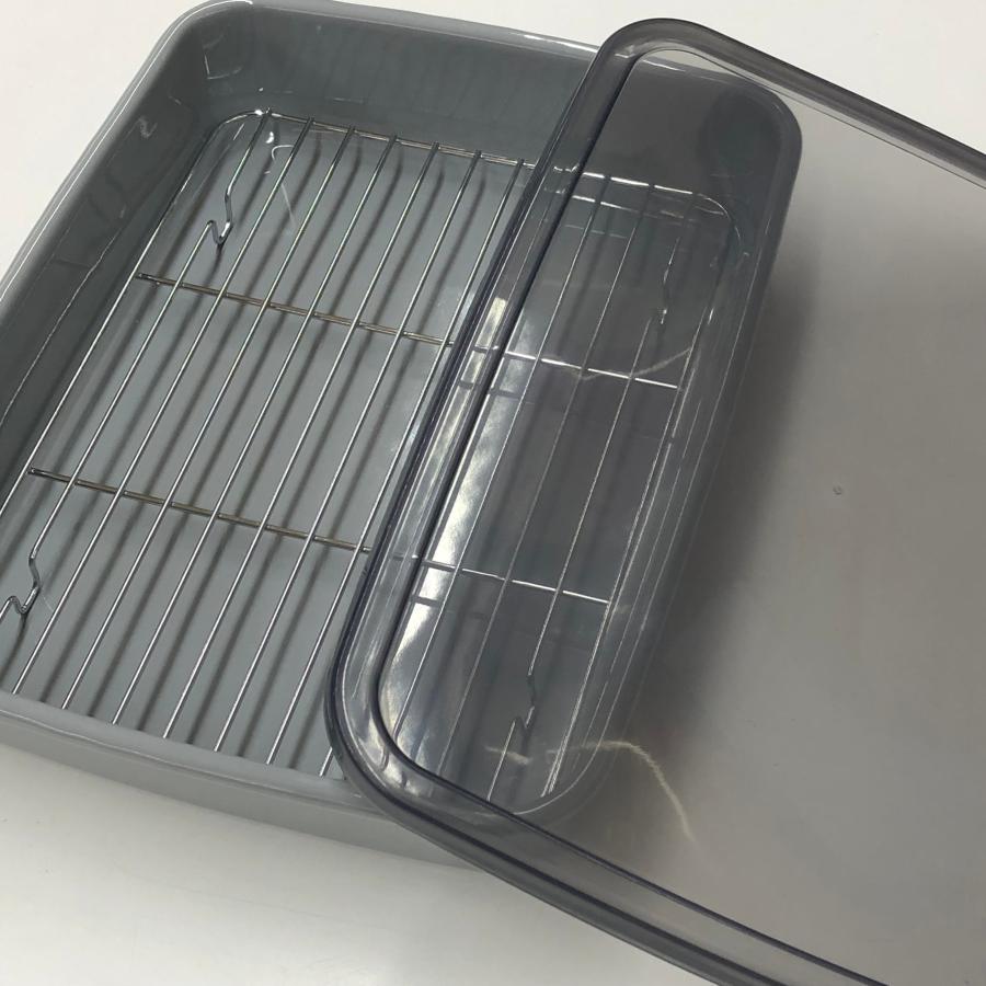 野田琺瑯 レクタングル浅型 Lサイズ 網付き シール蓋付 バット 野田琺瑯 レクタングル浅型 Lサイズ 網付き シール蓋付 バット