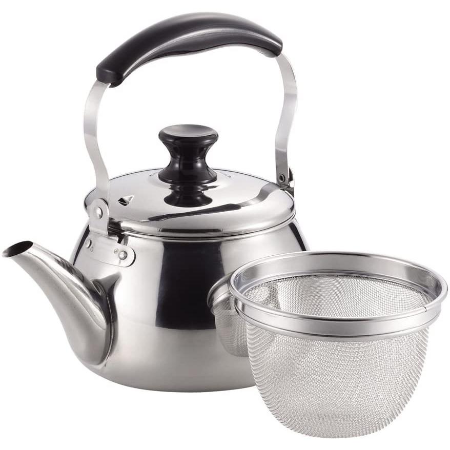 パール金属 洗いやすい やかん ヤカン ケトル 広口 ステンレス製 1.6L