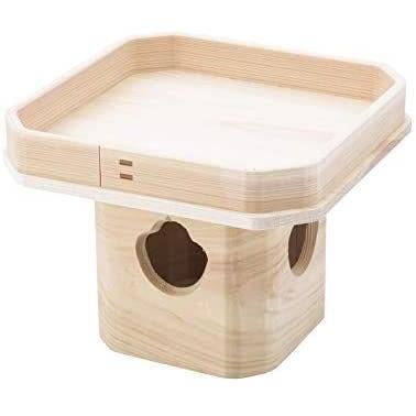 シンワ 三宝 6寸 約18×18cm 神棚 神具 神饌 木製 三方 さんぼう