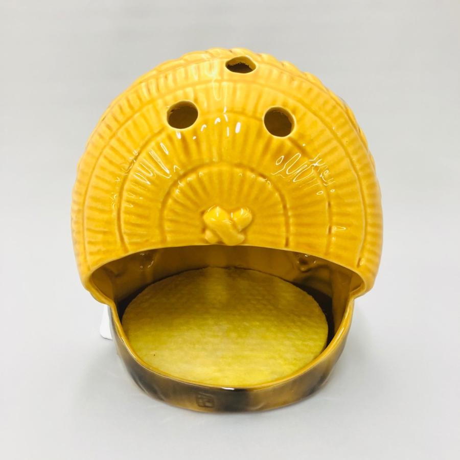 弥平次作　タヌキ 陶器 蚊遣　蚊取り線香器　アンティーク 弥平次作 タヌキ 陶器 蚊遣 蚊取り線香器 アンティーク