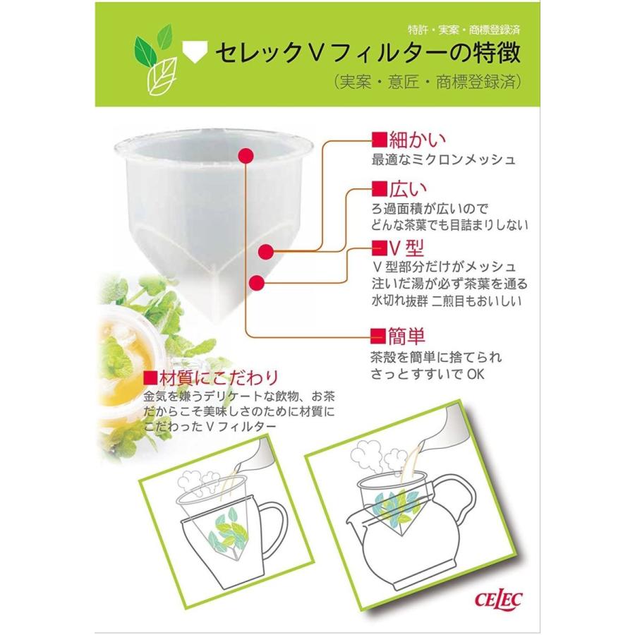 セレック (celec) ティーポット vフィルター付 2セット 日本製 急須 紅茶器 茶器 celec セレック Vポット SV-2 ティーポット