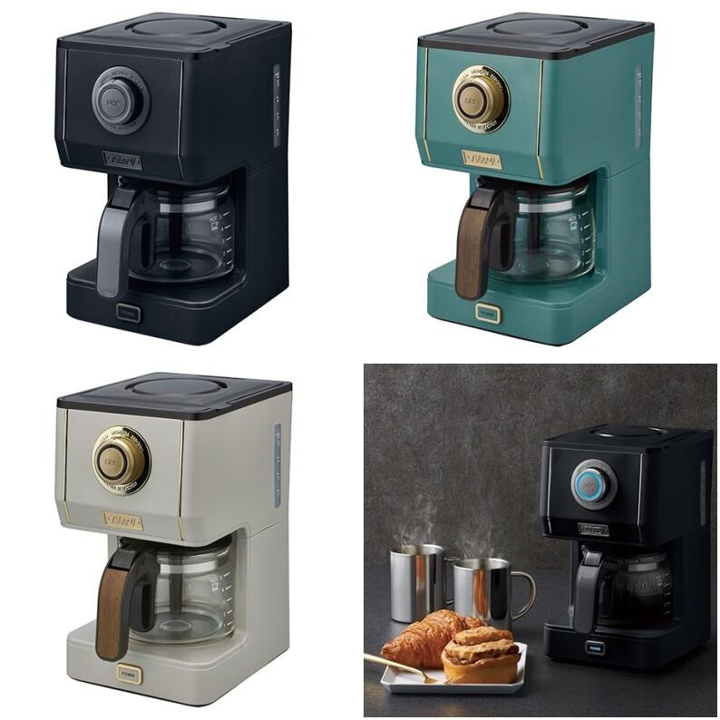 トフィー Toffy アロマドリップ コーヒーメーカー キッチン レトロ 家電 5杯分 蒸らし機能 保温機能 新生活 一人 暮らし おしゃれ レトロ かわいい インテリア Toffy K Cm5 E雑貨yume 通販 Yahoo ショッピング