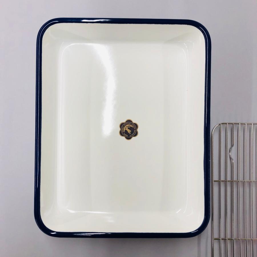 月兎印 バット ネイビー 18取 アミ付 セット ステンレス製 網 細目 18