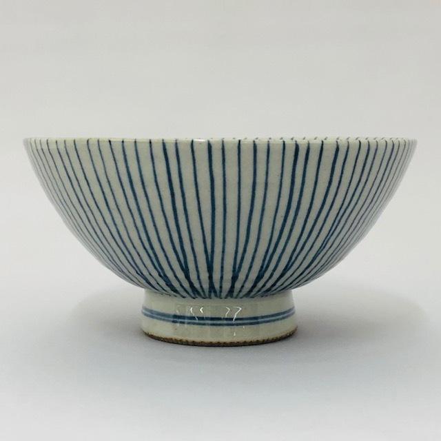 和食器 大きめ 特大 茶碗 千筋 14cm お茶碗 飯碗 ご飯茶碗 茶わん 縦