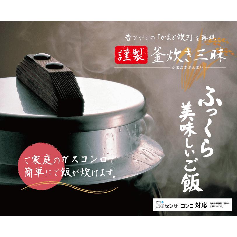 ウルシヤマ金属工業 釜飯 ご飯窯 5合 ガス火専用 アルミ製 日本製 謹製 plusa-main_plusa8094985824