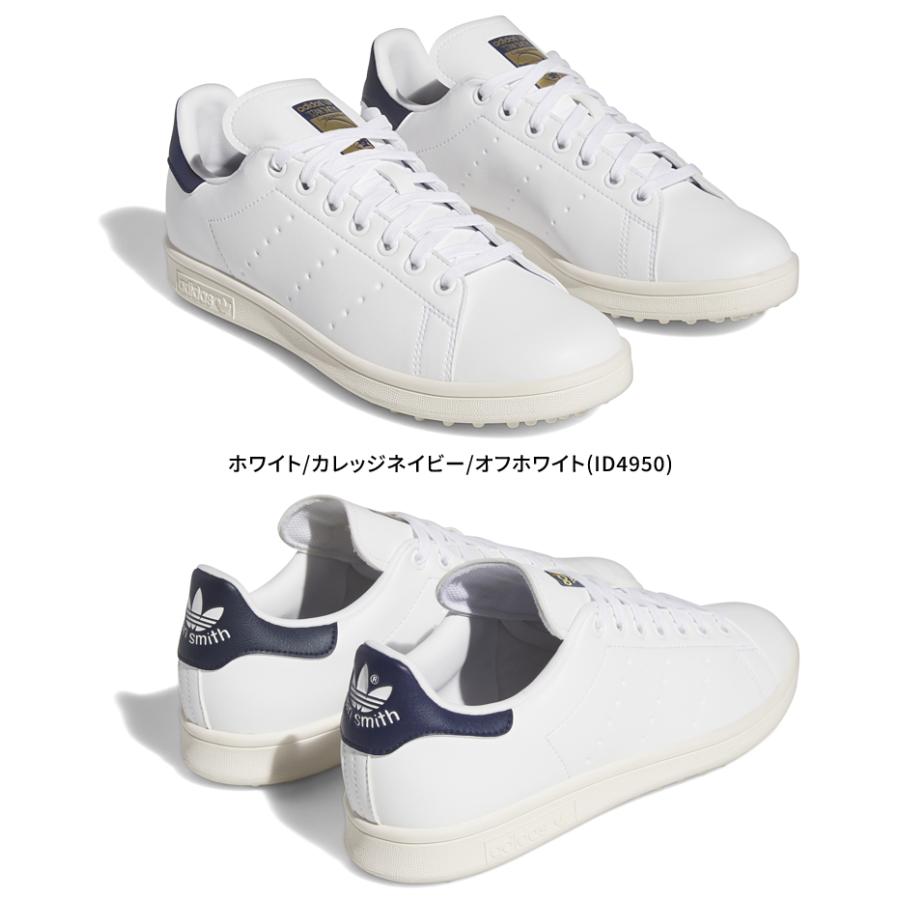 新品アディダススタンスミスゴルフMCK06 スパイクレスネイビー26