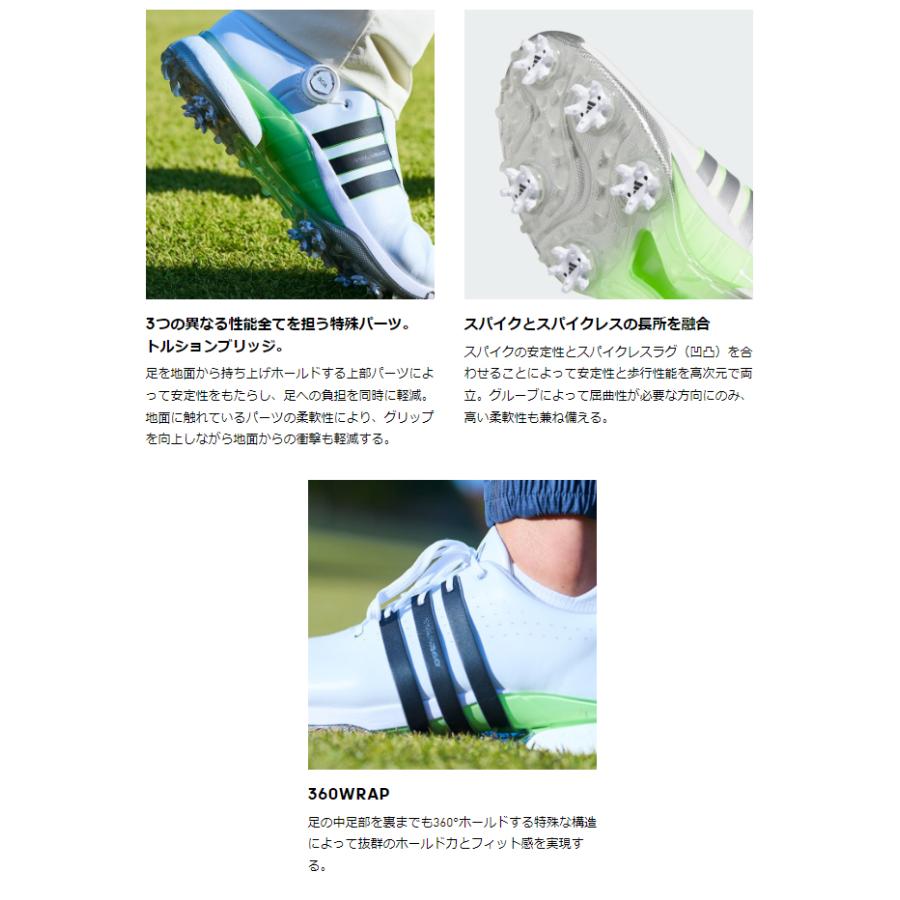 adidas アディダスゴルフADIFIT360 BOAソフトスパイク 26.5 adidas（アディダス） adidas Golf アディダスゴルフ 日本正規品 TOUR