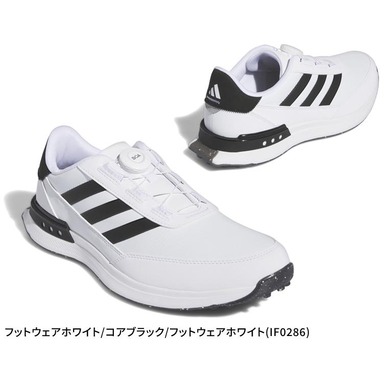adidas ゴルフシューズ S2G SL BOA 24 スパイクレス MDK92 3E相当