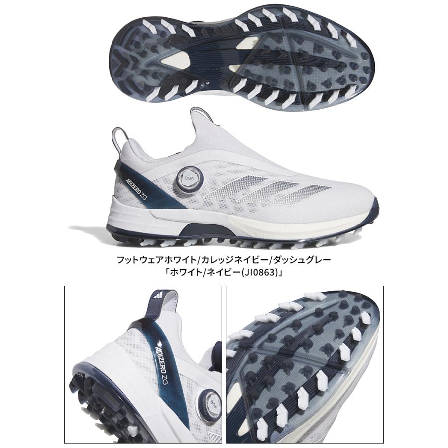 未使用adidas W ADIZERO ZG BOA ゴルフシューズ 225 Adidas Golf Adizero ZG BOA Spikeless Shoes | RockBottomGolf.com
