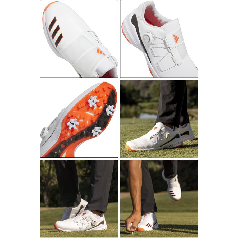 adidas Golf アディダスゴルフ日本正規品 ZG23 BOA (ゼットジー23 ボア) ソフトスパイクゴルフシューズ 2023モデル 「 LIH91 」｜ezaki-g｜04