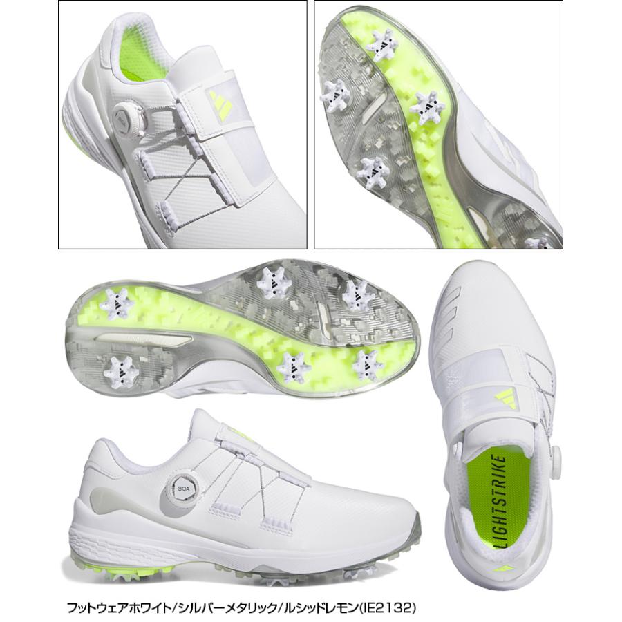 adidas Golf アディダスゴルフ日本正規品 ZG23 BOA (ゼットジー23 ボア) ソフトスパイクゴルフシューズ 2023モデル 「 LIH91 」｜ezaki-g｜08