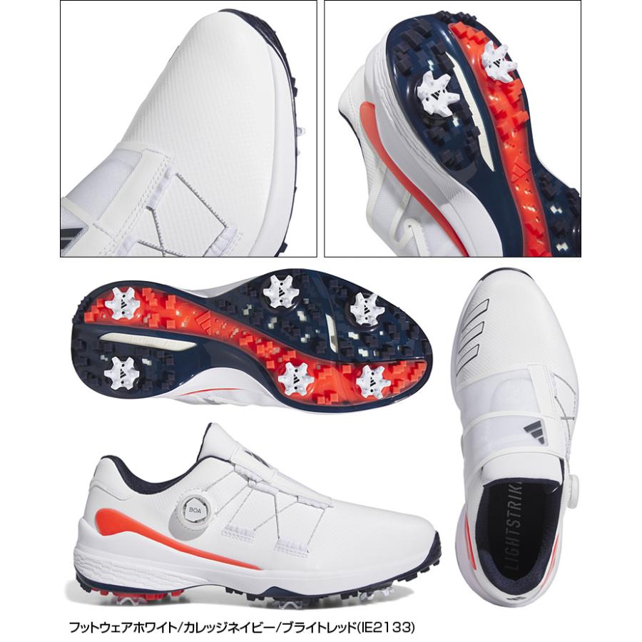 adidas Golf アディダスゴルフ日本正規品 ZG23 BOA (ゼットジー23 ボア) ソフトスパイクゴルフシューズ 2023モデル 「 LIH91 」｜ezaki-g｜09