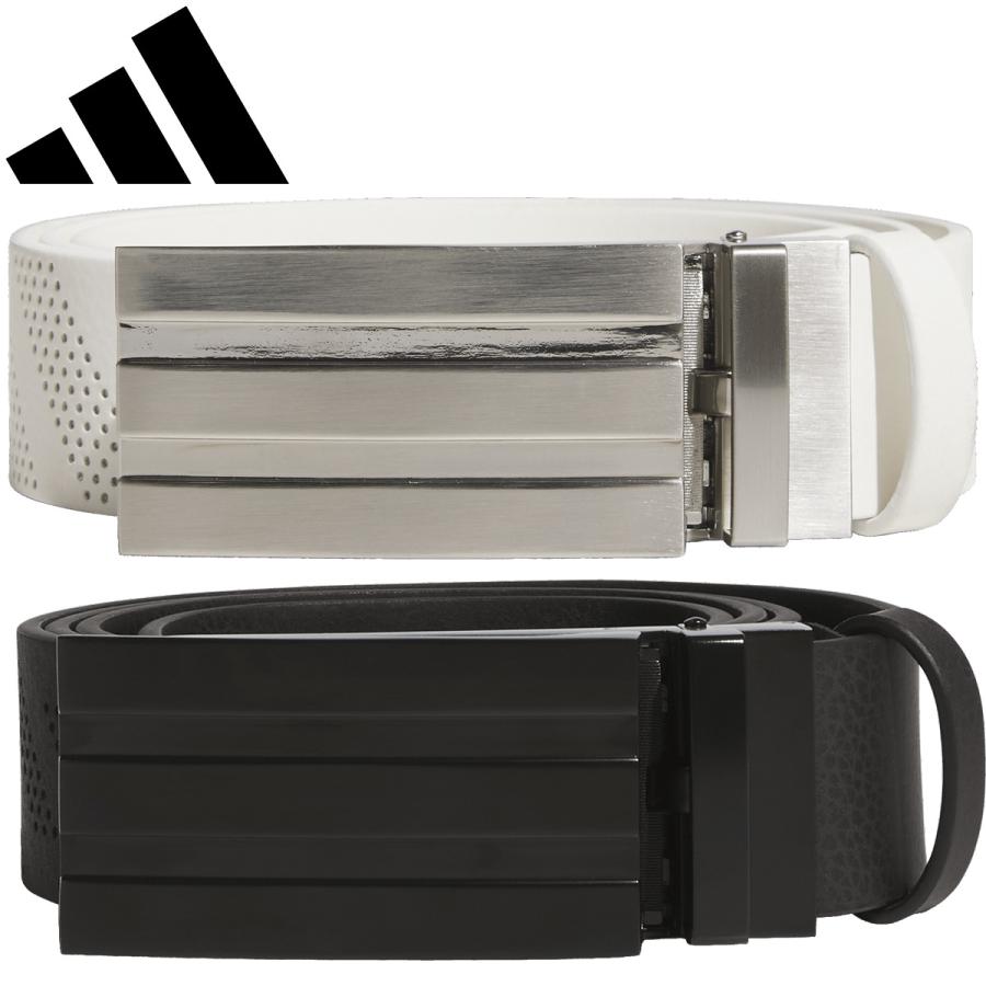adidas（アディダス） adidas Golf ゴルフ 正規品 スリーストライプスバックル パンチング ベルト 2026新製品 ...