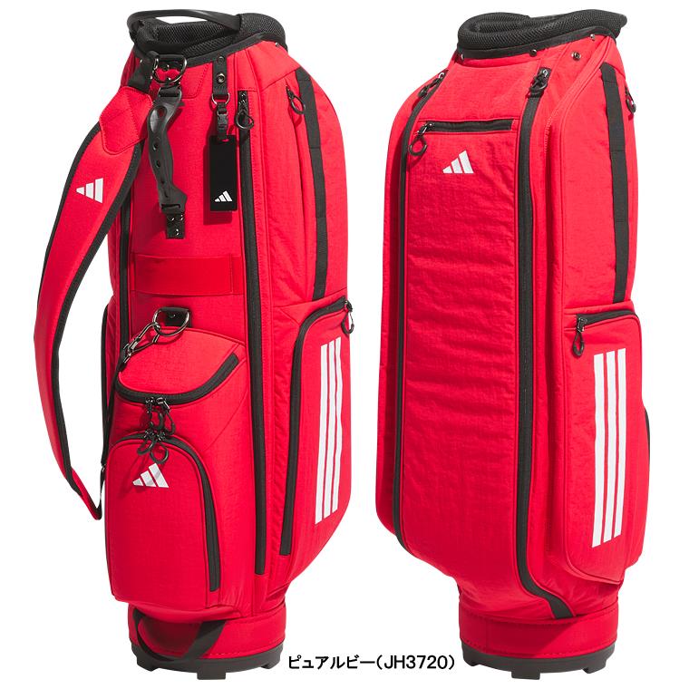  キャディバック　新品・未使用　ゴルフ　赤　アディダス adidas（アディダス） adidas Golf ゴルフ 正規品 スリーストライプス