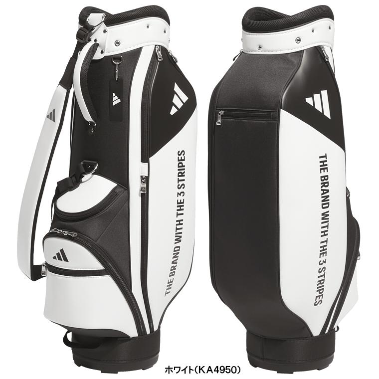 新品同様  アディダス　ゴルフ　レディース　キャディーバッグ　白 黒 adidas（アディダス） adidas Golf ゴルフ 正規品 ワーディング