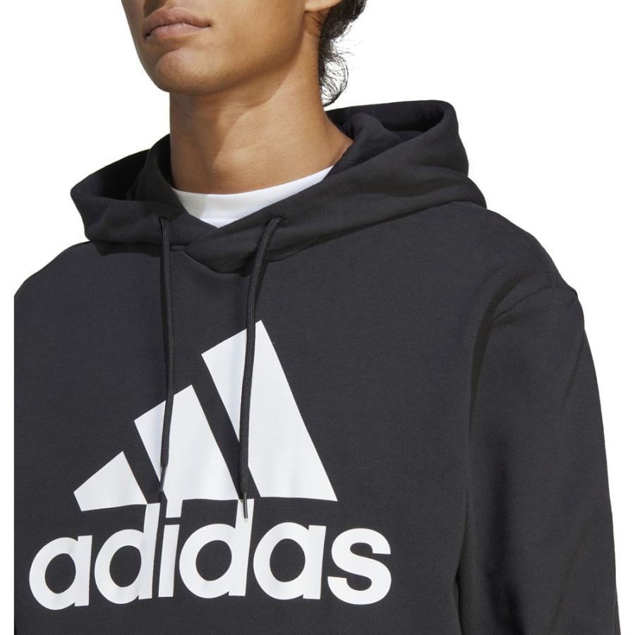 adidas（アディダス） エッセンシャルズ フレンチテリー ビッグロゴパーカー BLK｜ezaki-g｜06