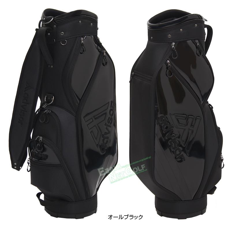 お値下げ【新品.未使用】advisor キャディバッグ .ブラック advisor（アドバイザー） 正規品 キャディバッグ 2025モデル 「 ADB25