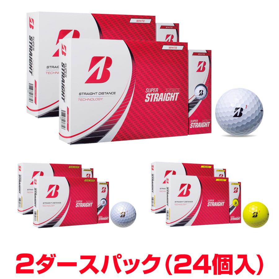 数量限定】BRIDGESTONE Golf(ブリヂストンゴルフ)日本正規品 SUPER STRAIGHT (スーパーストレート) 2021モデル  ゴルフボール2ダースパック(24個入) :bs-b-spstght-2pc:EZAKI NET GOLF - 通販 - Yahoo!ショッピング
