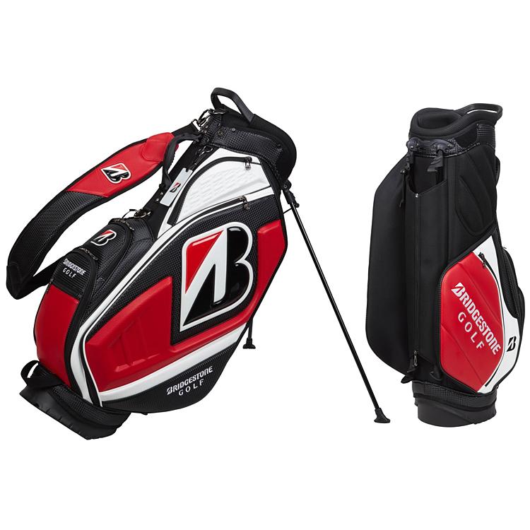 BRIDGESTONE GOLF キャディバッグ 星柄 ゴルフバッグ キャディバッグ メンズ レディース 星柄 BACK SPIN