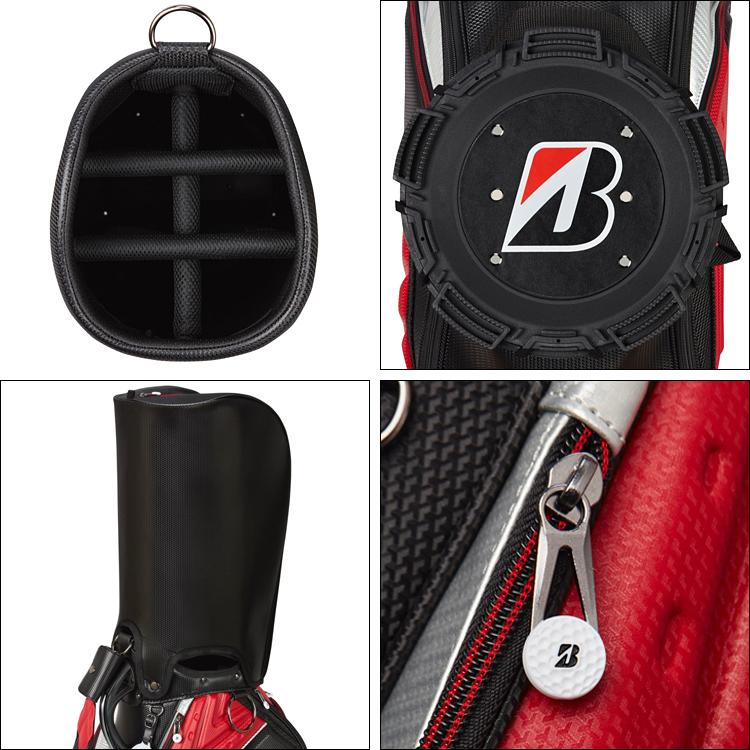 BRIDGESTONE GOLF CBG41B BR [黒/赤]未使用新品 BRIDGESTONE GOLF ブリヂストン BSG キャディバック CBG41B メンズ