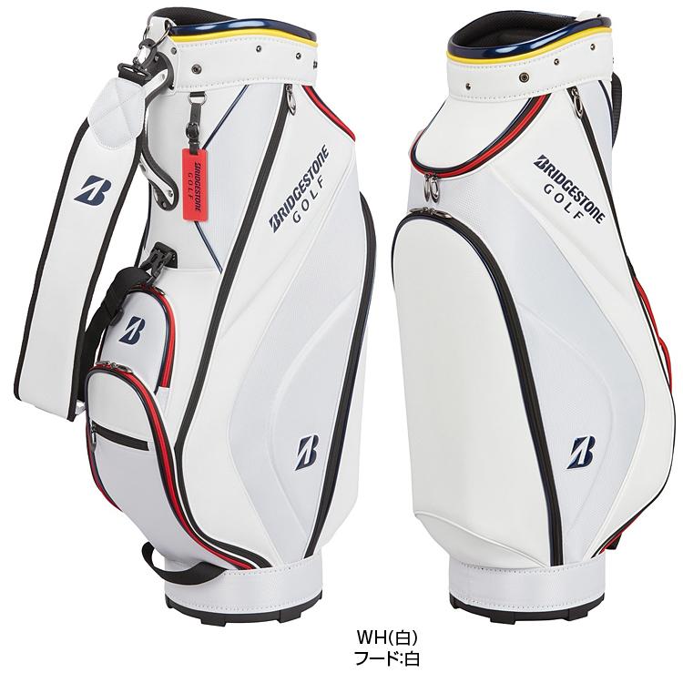 BRIDGESTONE GOLF キャディバッグ ホワイト　CBG422 BRIDGESTONE GOLF ブリヂストンゴルフ 日本正規品 軽量ベーシック