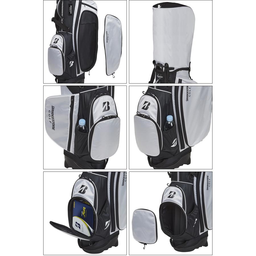 【美品】BRIDGESTONE GOLF スタンド式キャディバッグ BRIDGESTONE GOLF ブリヂストンゴルフ 日本正規品 軽量 スタンドバッグ
