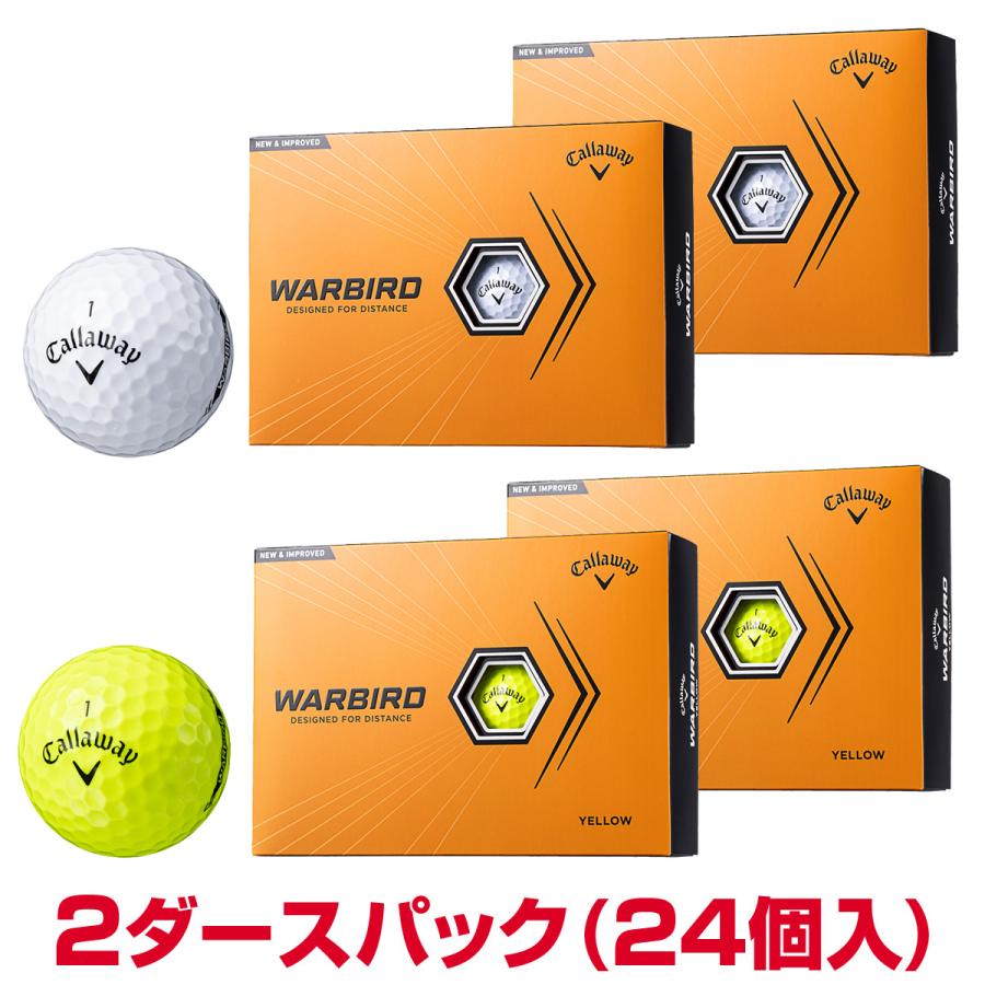 Callaway キャロウェイ 日本正規品 Warbird ウォーバード ゴルフボール2ダースパック 24個入 Cw Ball Warbird 2p Ezaki Net Golf 通販 Yahoo ショッピング