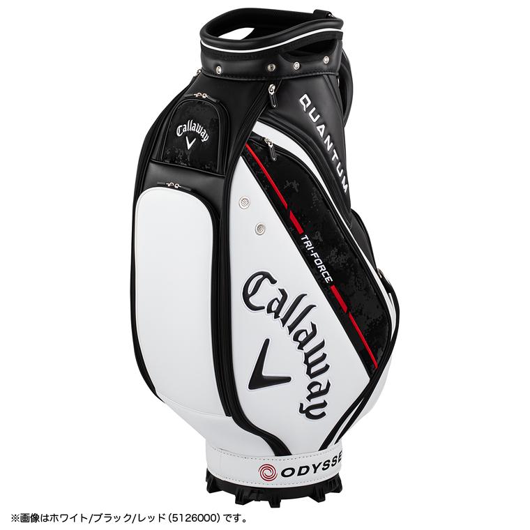 Callaway キャディバッグ ホワイト/ブラック ネームプレート付き Callaway（キャロウェイ） 【限定品】 正規品 Tour 26 JM ( ツアー