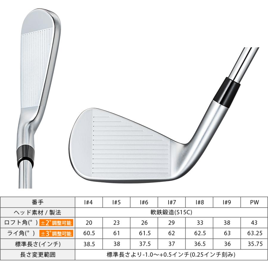 X FORGED STAR 26 アイアン ダイナミックゴールドMID130ツアーイシュースチールシャフト 5本セット(#6〜9、PW) 【カスタムクラブ 特注】 Callaway キャロウェイ_1