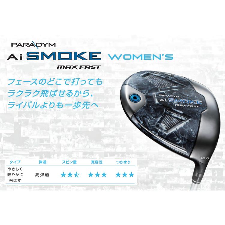 Callaway キャロウェイ日本正規品 PARADYM Ai SMOKE MAX FAST