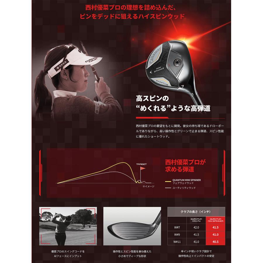 Callaway（キャロウェイ） 日本正規品 QUANTUM MINI SPINNER