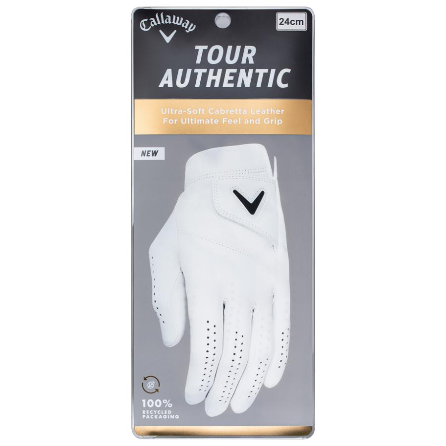 中古】 Callaway(キャロウェイ)日本正規品 Tour Authentic メンズ オーセンティック 22 ゴルフグローブ(左手用) Glove  JV) 2022モデル グローブ (ツアー JV 22 メンズウエア