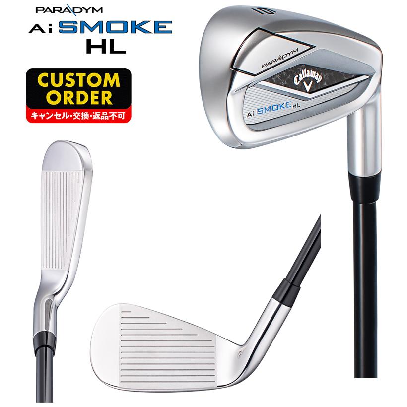 PARADYM Ai SMOKE HL アイアン ダイナミックゴールド95スチールシャフト 単品(#4、#5、AW、GW、SW) 【カスタムクラブ】 Callaway キャロウェイ 日本正規品 2024｜ezaki-g｜02