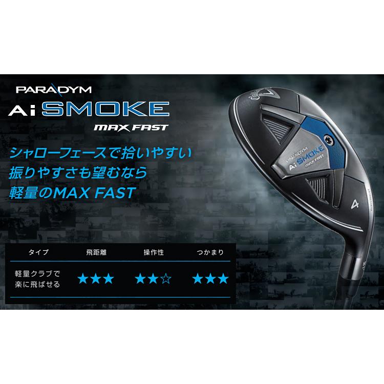 Callaway キャロウェイ日本正規品 PARADYM Ai SMOKE MAX FAST