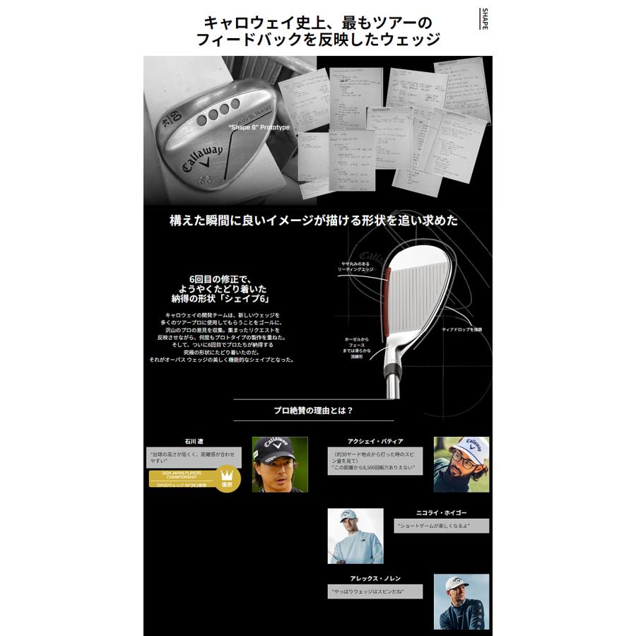Callaway キャロウェイ 日本正規品 OPUS オーパス ウェッジ