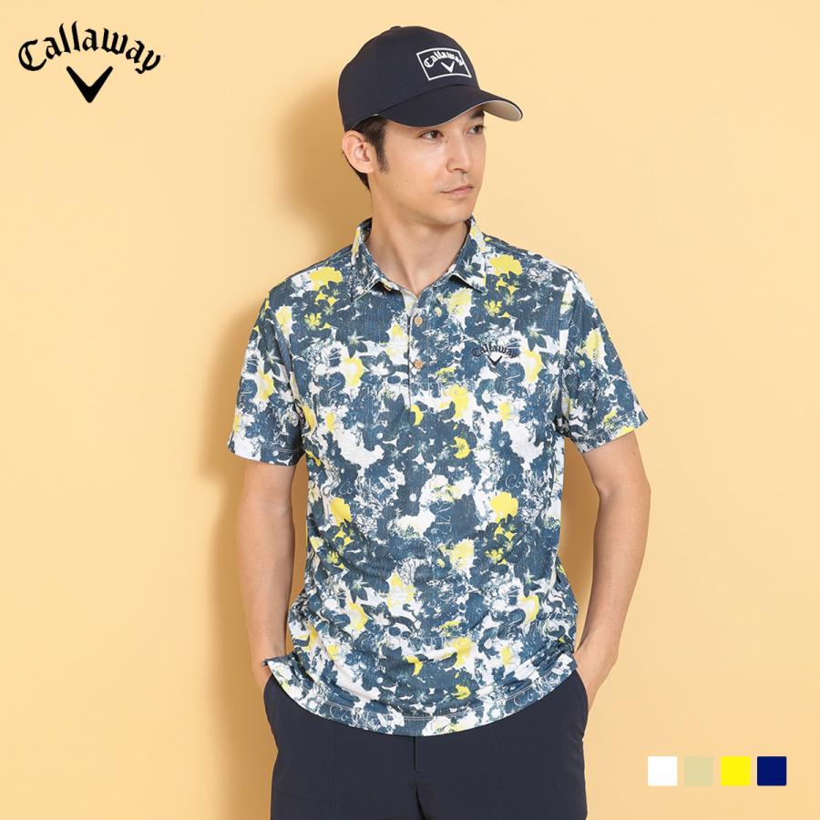 Callaway メンズ ゴルフシャツ 裏クール 遮熱素材 Callaway（キャロウェイ） ゴルフ Callaway GOLF ゴルフウエア メンズ
