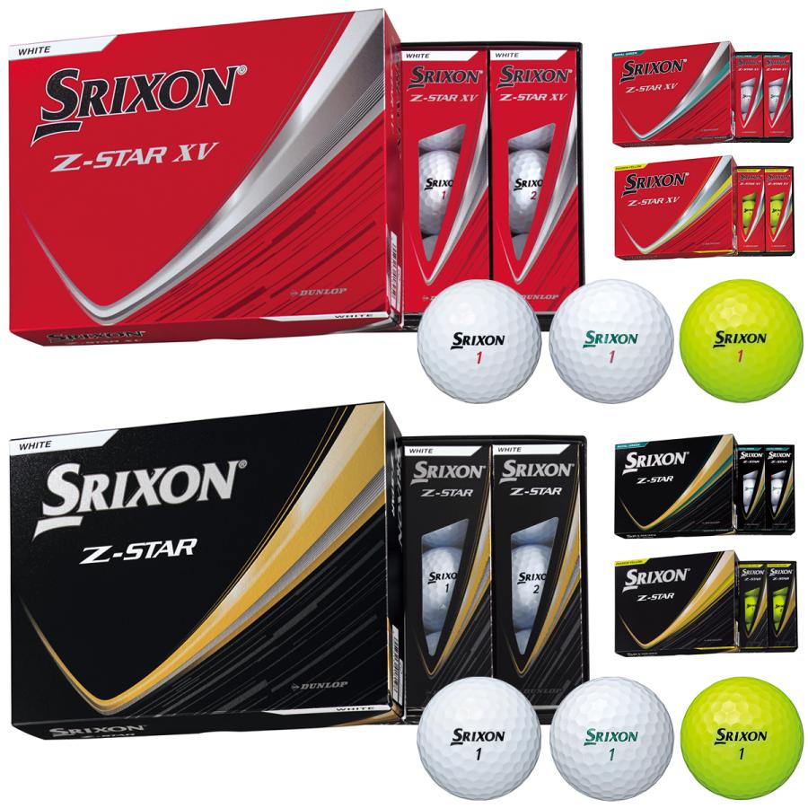 DUNLOP ダンロップ 日本正規品 SRIXON スリクソン Z-STAR ゼットスター シリーズ 2025新製品 ゴルフボール1ダース(12個入) 【当店在庫品】 の商品画像