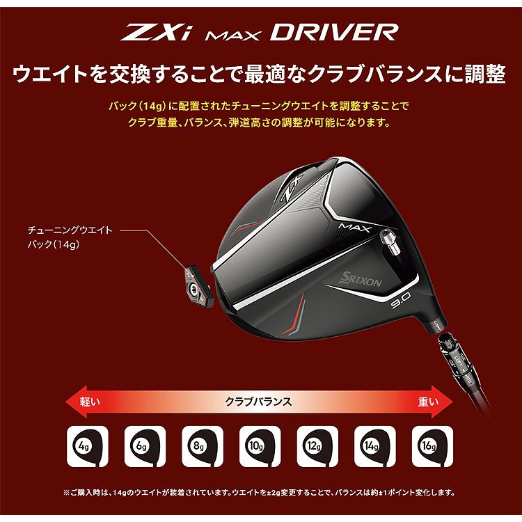 SRIXON DUNLOP ダンロップ 日本正規品 スリクソン ZXi MAX ドライバー