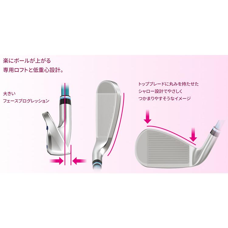 小*田様 【新品】ゼクシオ12 XXIO MP1200L レディース アイアンセ セール・アウトレット】ゼクシオ 12 アイアン(5本セット)(ブルー