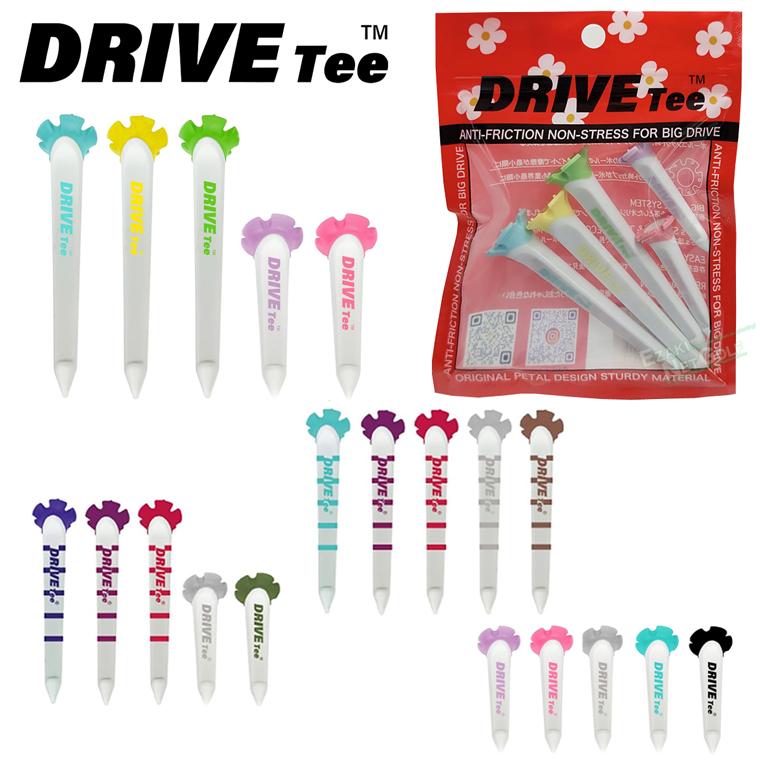 DRIVE TEE ドライブティー正規品 花びら型 ゴルフティー 「 5本セット