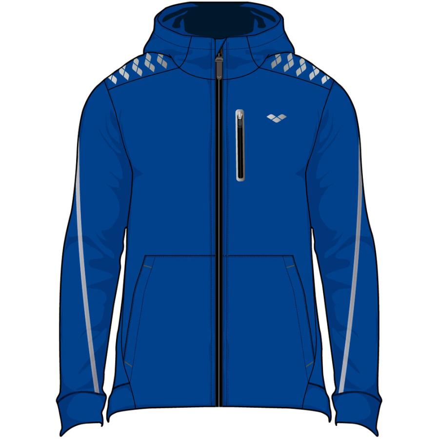 数量限定 特売 Arena アリーナ 防風スウェットジップジャケット Amuqjf ブルー 半額品 Iniciatupyme Cl